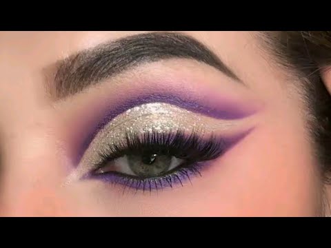 MAQUILLAJE Hermoso Y ELEGANTE COLOR MORADO 💜😍👁️