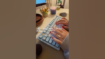 This Keyboard Sounds TOO Creamy… 🤤💻✨ #ASMR #Satisfying