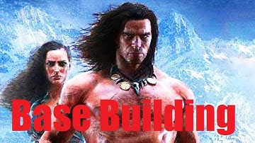 Conan Exile - The Frozen North -  EP3 - Building the Starter Base