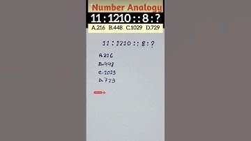 Number Analogy Reasoning Short Tricks #reasoning #shorttricks #rrbntpc #rrb #ssccgl #rrbgd #sscchsl