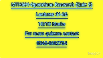 Mth601 Quiz 3 2023  💯 Percent Answer