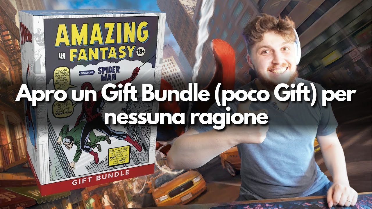 Apro un GIFT BUNDLE (poco Gift) di SPIDER-MAN per nessuna ragione (Luccicava)