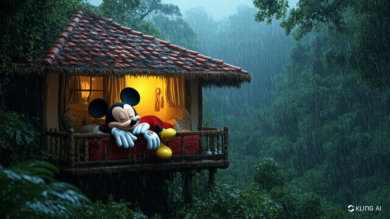 24/7 Gemütliches Schlafzimmer mit Regengeräuschen, Kamin