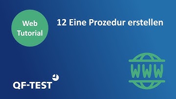 veraltet | Tutorial QF-Test: Web GUIs testen | Kapitel 12 Eine Prozedur erstellen