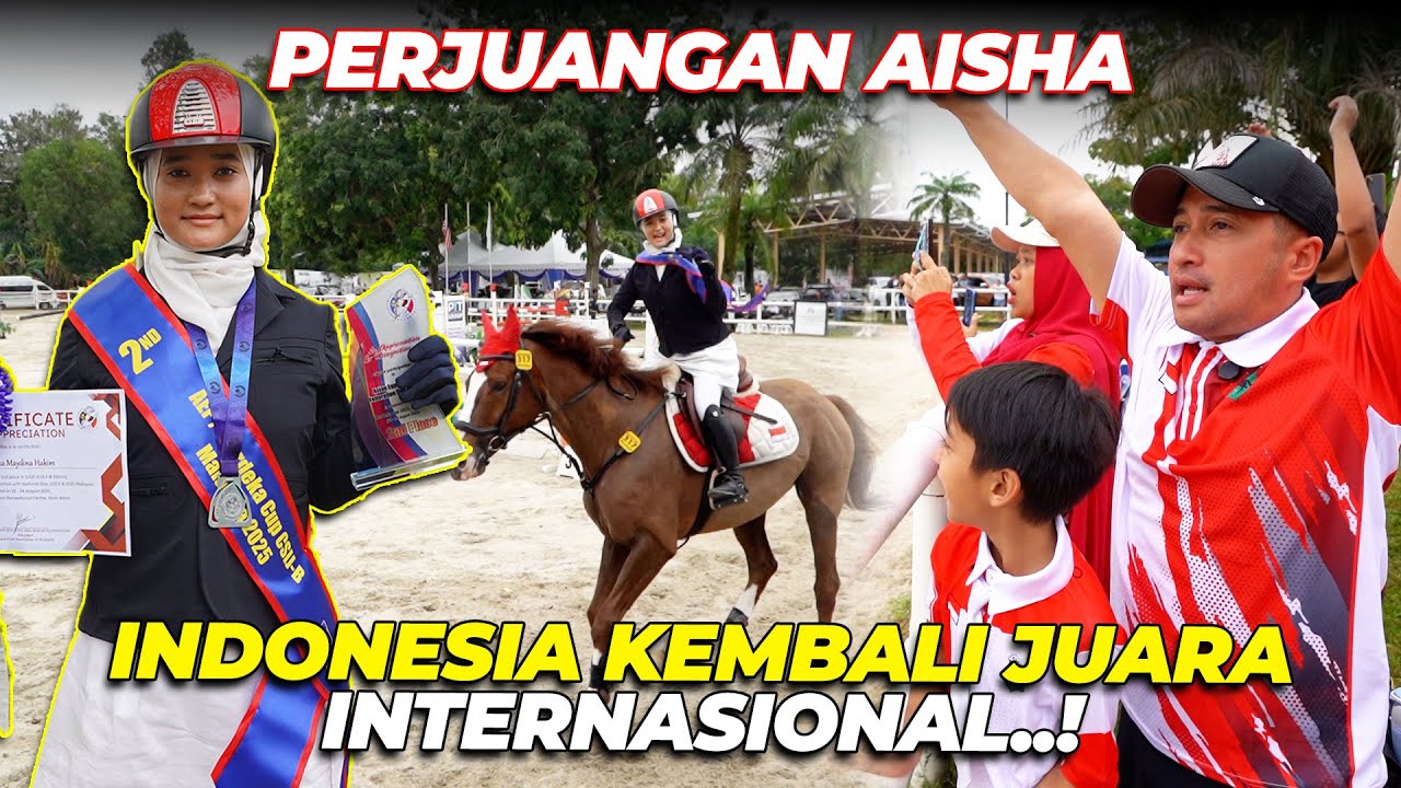 SAMPE NANGIS..! AISHA JUARA INTERNASIONAL. INDONESIA BANGGA SAMA AISHA..