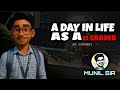 A Day in life as a 12 Grader | Vlog, Study and fun 🎒📚 #class12 #munilsir #study