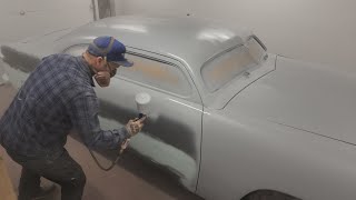 Priming The 1950 Ford With A High Build Primer 👏