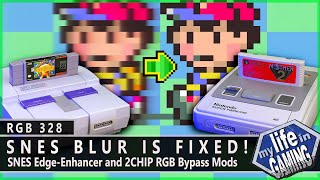 Fix Super Nintendo Blur  SNES EdgeEnhancer and 2CHIP RGB Bypass Mods :: RGB328 / MY LIFE IN GAMING