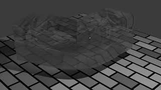 glass rotating rod made with blender