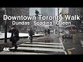 Youtube Thumbnail Downtown Toronto Walk - Dundas St, Spadina Ave & Queen St  [4K]