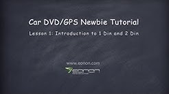 Car GPS DVD Tips: What is 1 Din & 2 Din, Single Din & Double Din (2013 Eonon) 
