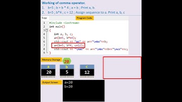 Comma Operator #CPP #Ajit_Saigal #Technocrat
