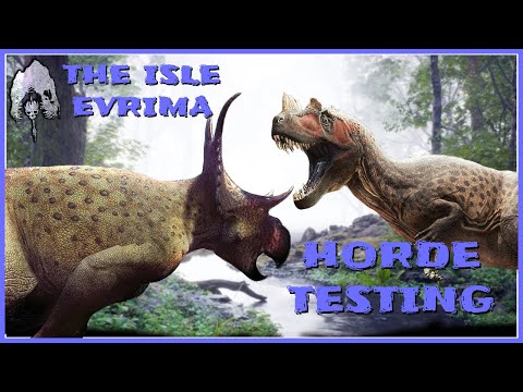 Видео: The Isle EVRIMA \ HordeTesting \ДИАБЛОЦЕРАТОПС! #theisleevrima