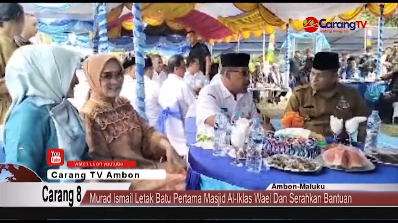 Murad Ismail Letakkan Batu Pertama Masjid Al-Iklas Wael Dan Serahkan Bantuan