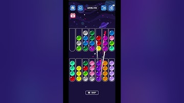 Ball Sort Puzzle Level 216 | Ball Sort Puzzle - Color Game