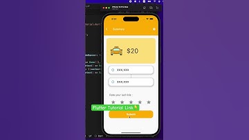 Flutter Taxi Booking App UI Tutorial #shorts #crossplatformdevelopment  #flutterproject