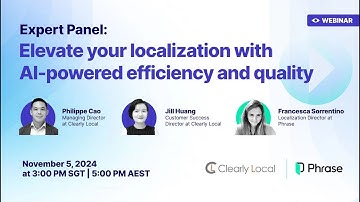 Expert Panel: Elevate Your Localization with AI-Powered Efficiency and Quality