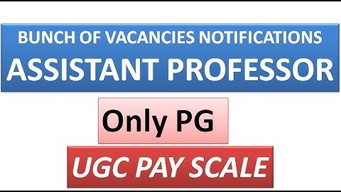 Bunch of Assistant Professor/Lecturer Vacancies in Colleges | Only PG  (UGC NET/PhD Not Required)