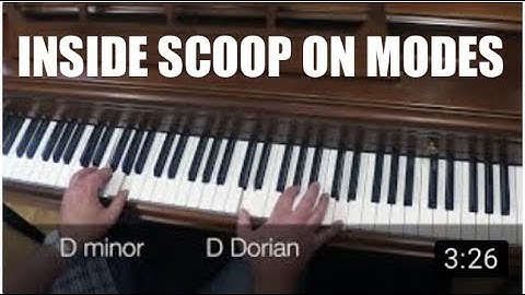 How to play the modes : Hear the sound of the modes on piano : Free PDF!