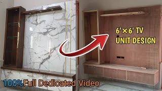 Tv Unit  कैसे बनाएं ? How To Make Tv Unit/ Tv Unit Design 2023