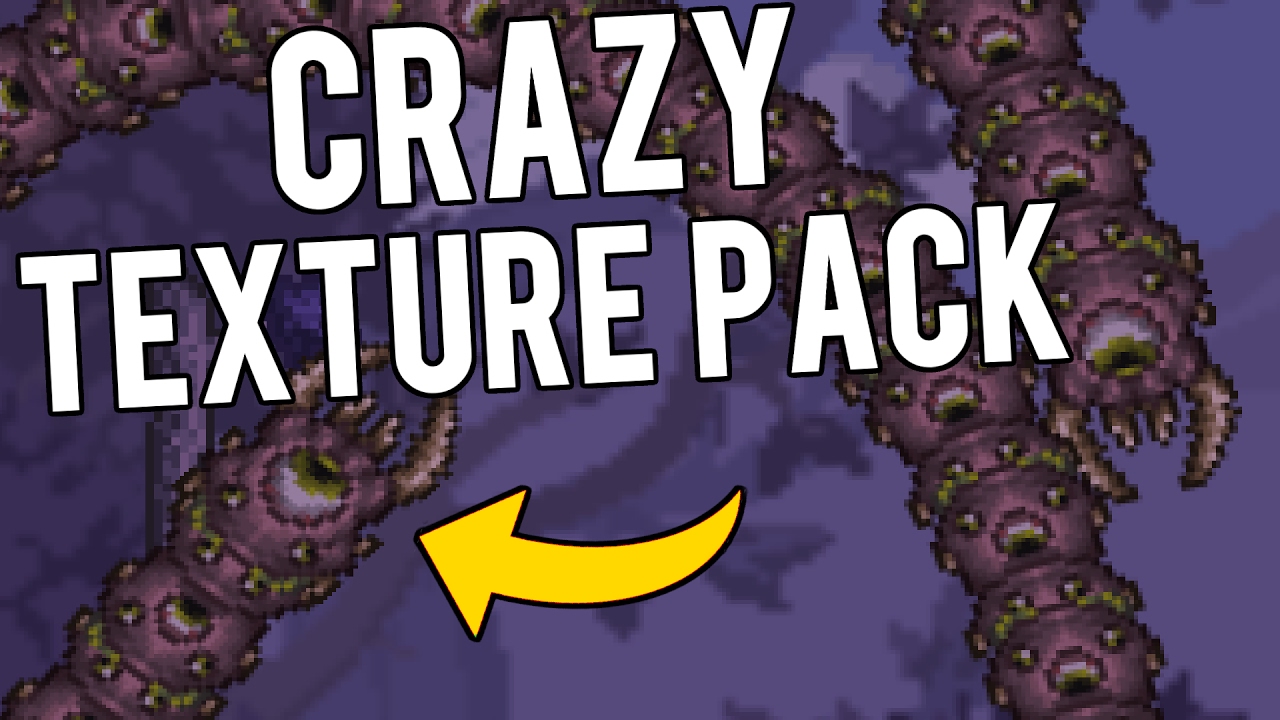 Make Bosses Terrifying The Best Terraria Texture Pack Youtube