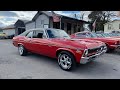 Test drive 1971 chevrolet nova sold 31900 maple motors 1952