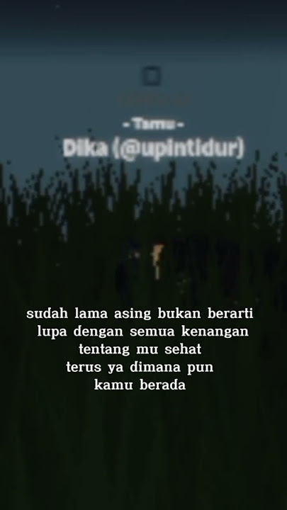 semoga dengan ini kamu bisa bahagia disana