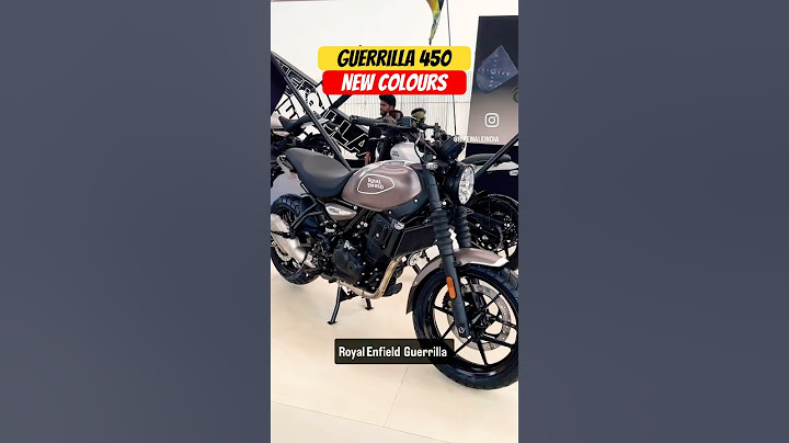 Royal Enfield Guerrilla 450 New Colours Revealed at Motoverse 2024 | BikeWale #shorts #guerrilla450