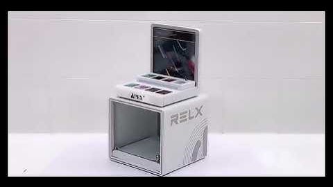 RECHI | Custom Acrylic Counter Display | Acrylic E Cigarette POS Display Stand With LED