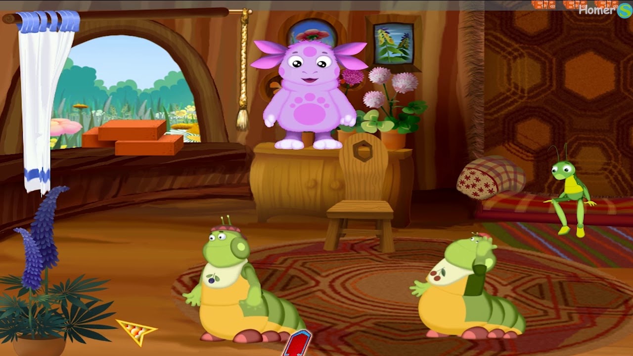 Лунтик познает мир #2 - Лунтик разбирает подарки! Мультик игра. - YouTube