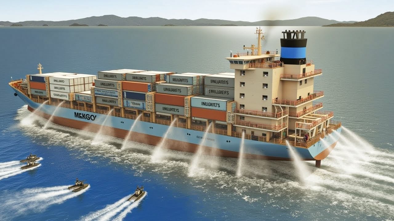 This Is How Ships Protect Themselves from Pirates!
