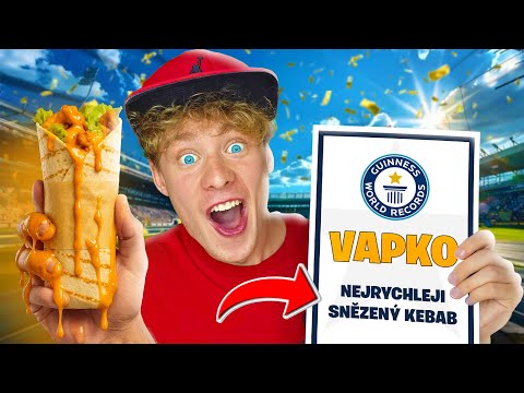 TOHLE Je NEJRYCHLEJI Snědený KEBAB Na SVĚTĚ!😱