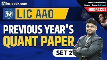 Math Questions from LIC AAO Previous Question Papers Part 2 | LIC AAO 2019 | Quant by Utkarsh Sir