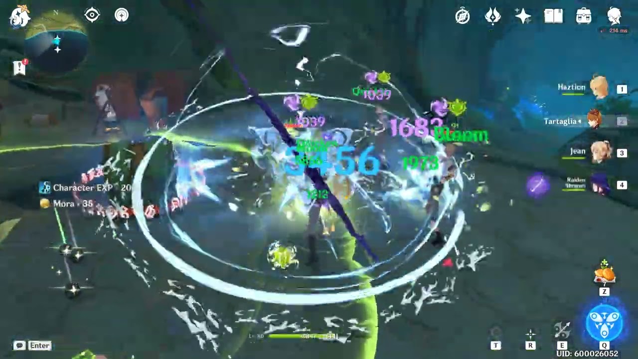 Genshin Impact - Dendro Traveler + Childe + Raiden