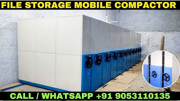 Mobile Compactor Storage Systems | 3 Bay Mobile Compactor Storage | File Compactor 9053110135