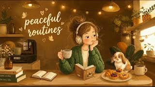 Morning Coffee Glow 🌅 Vintage Soft Jazz Cafe Ambience Relax Study Serenity