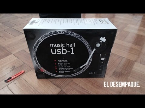 Tornamesa Music Hall USB-1 · Unboxing