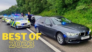 BEST OF 2023! - UK POLICE ACTION - Armed &amp; Unmarked Police Cars Responding! 🇬🇧🏴󠁧󠁢󠁷󠁬󠁳󠁿