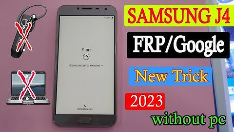 Samsung J4 (J400F) Frp Bypass/SM-J400F Google Account Remove 2023 Without PC