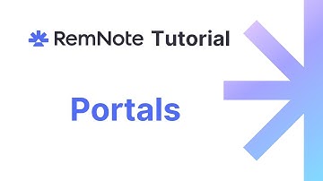 RemNote Tutorial - Portals