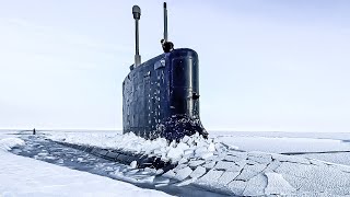 US Navy's Massive Nuclear Submarines Conquer Thick Ice Barrier