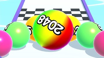 Ball Run 2048 - All Levels Gameplay Android, iOS ( Levels 734 - 756 )