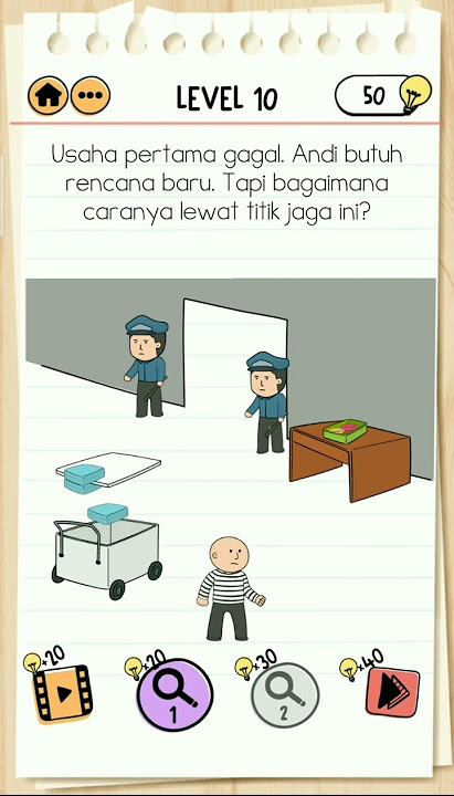 Brain Test 2 Level 10 Pelarian dari Penjara