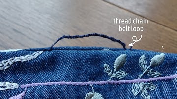 Master the Chain Stitch: Easy Belt Loop Tutorial for Beginners!