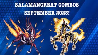 SALAMANGREAT COMBOS + TEST HANDS! SEPTEMBER 2023!!