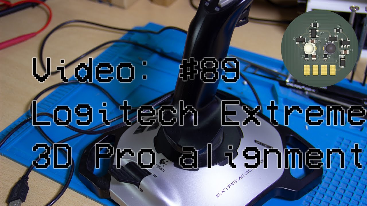 89 Logitech Extreme 3D Pro axis alignment - YouTube