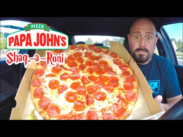 Papa John's Shaq-a-Roni Pizza (Review) - Food Rankers