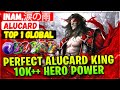 Perfect alucard king 10k hero power  top 1 global alucard  inam  mobile legends build