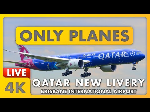 🔴 NBA380 & Qatar UCL Departures @ Brisbane Airport BNE w/ James + ATC ✈️🏀🌙