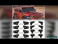 4 Door Hinge Assembly Kits FOR 20072018 Jeep Wrangler JK JKU Unlimited Rubicon Sahara 4 Door Upgrad